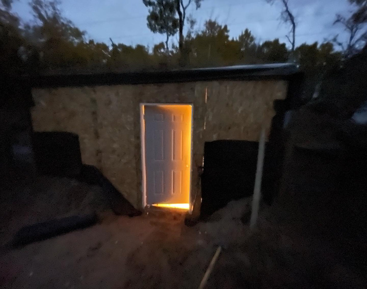 Novedades de la bodega de raíces: instalación eléctrica terminada; siempre es divertido encender las luces por primera vez, imagen 1 de 2