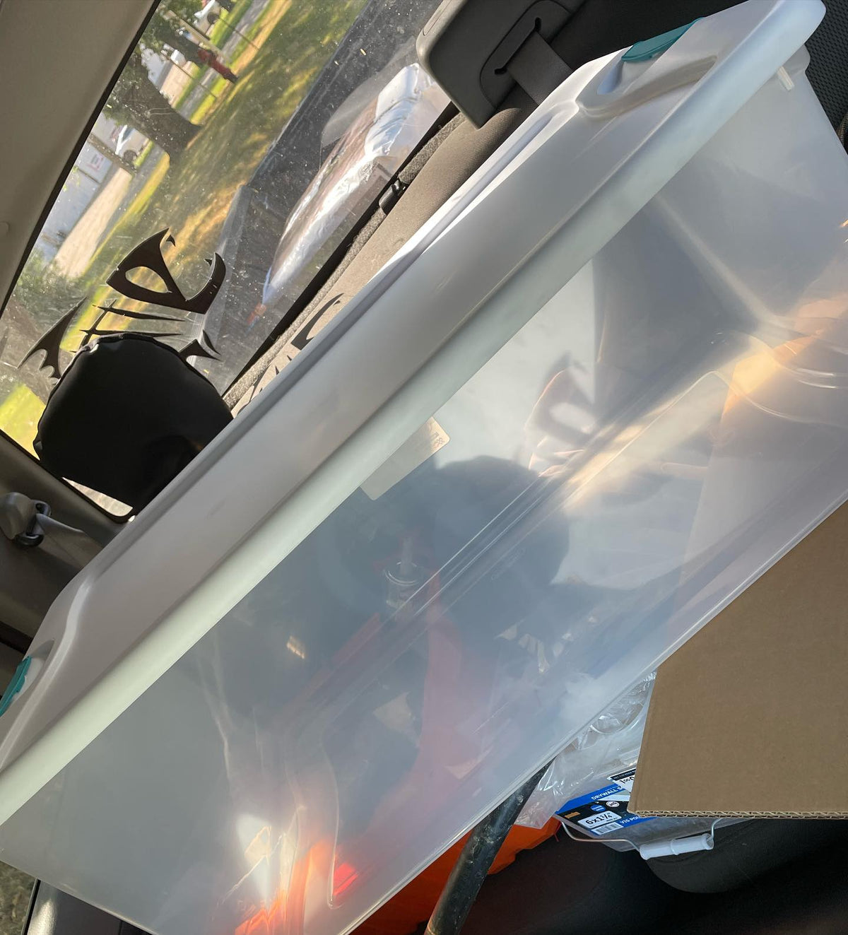 Cuando le dije al chico de la ferretería que iba a convertir este recipiente en una caja de aire quieto para cultivo de tejidos, él